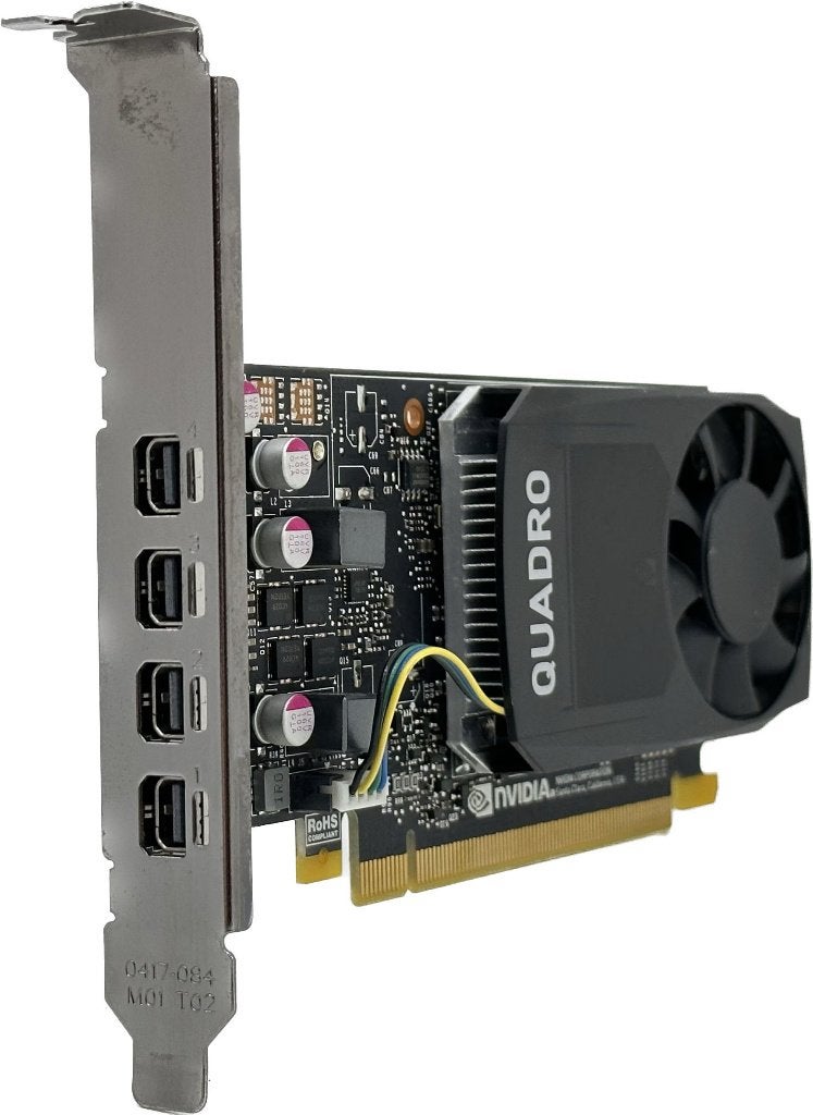 HP NVIDIA Quadro P1000 4GB GDDR5 Low Profile (919987-001), PCI-Express 3, DisplayPort, Ophalen of Verzenden, Nvidia