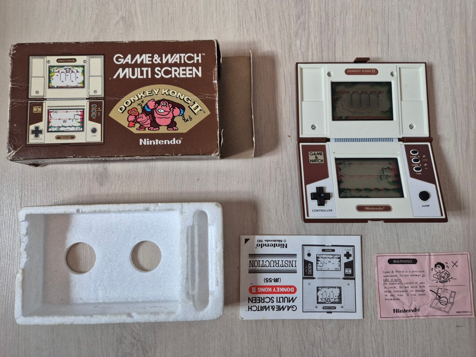 Donkey Kong II Game & Watch Multi Screen met originele doos, Spelcomputers en Games, Ophalen of Verzenden, Nintendo, Zo goed als nieuw
