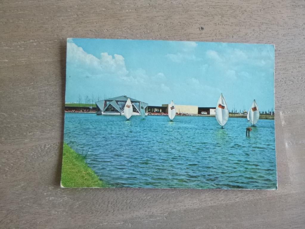 Flevohof, caroussel aan de vijver 1972, Verzenden, 1960 tot 1980, Gelopen, Noord-Brabant