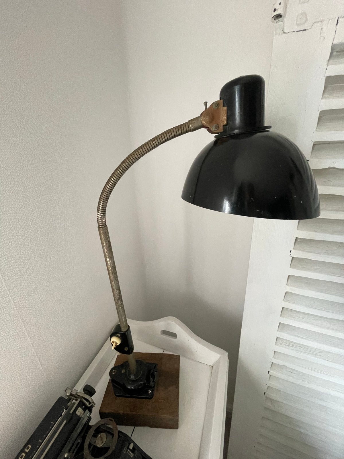 Vintage Reif Dresden bureaulamp - Jaren '50, Antiek en Kunst, Ophalen of Verzenden
