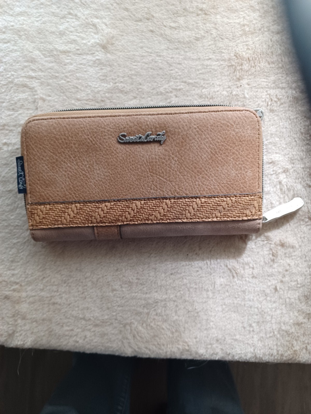 Sweet Candy Portemonnee met veel vakken.NIEUW., Ophalen of Verzenden, Nieuw, Beige, Overige merken