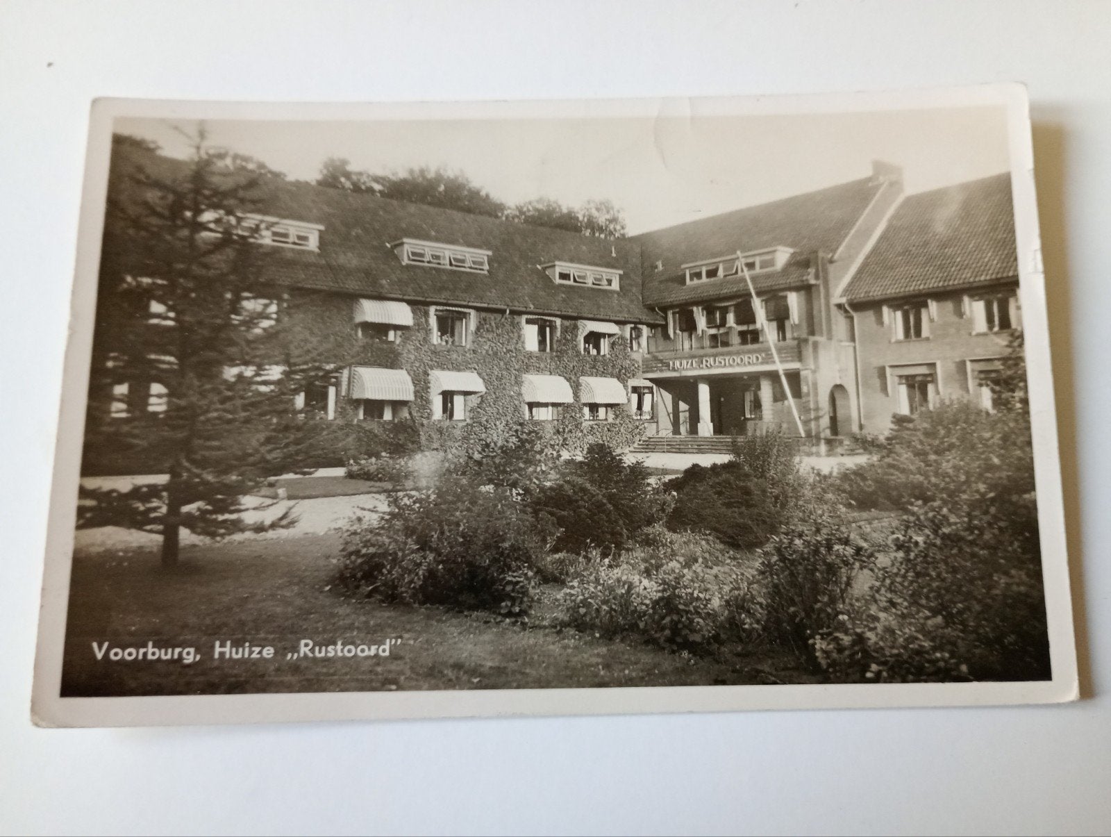 Voorburg Huize Rustoord 1959, Ophalen of Verzenden, 1940 tot 1960, Gelopen, Zuid-Holland