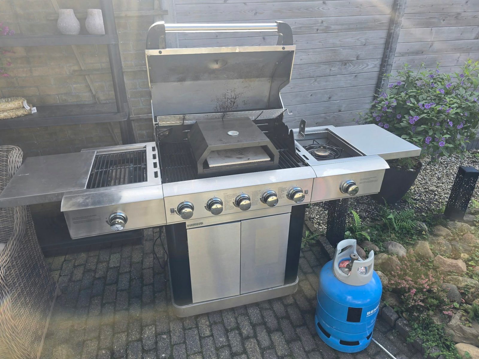 Gas barbecue burnhard, Ophalen, Gebruikt, Gas