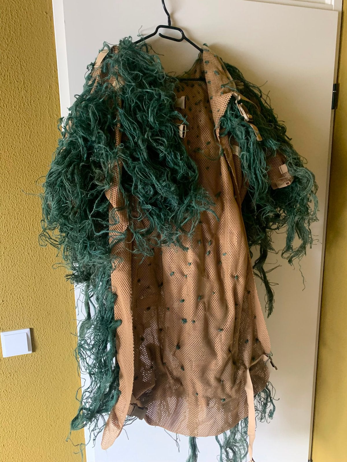 Airsoft - Ghillie jas, handschoen, hoed en extra, Ophalen, Landmacht, Nederland, Kleding of Schoenen