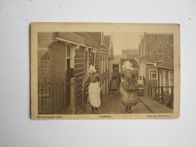 Ansichtkaarten Nederland, TC 4-51 Marken, Boodschappen doen, Verzenden, Voor 1920, Ongelopen, Noord-Holland