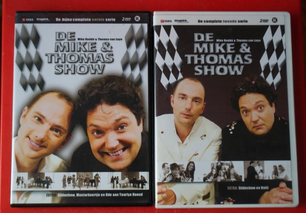 dvd De Mike & Thomas show seizoen 1 en 2 Bodde & Van Luyn, Alle leeftijden, Ophalen of Verzenden, Gebruikt, Komedie