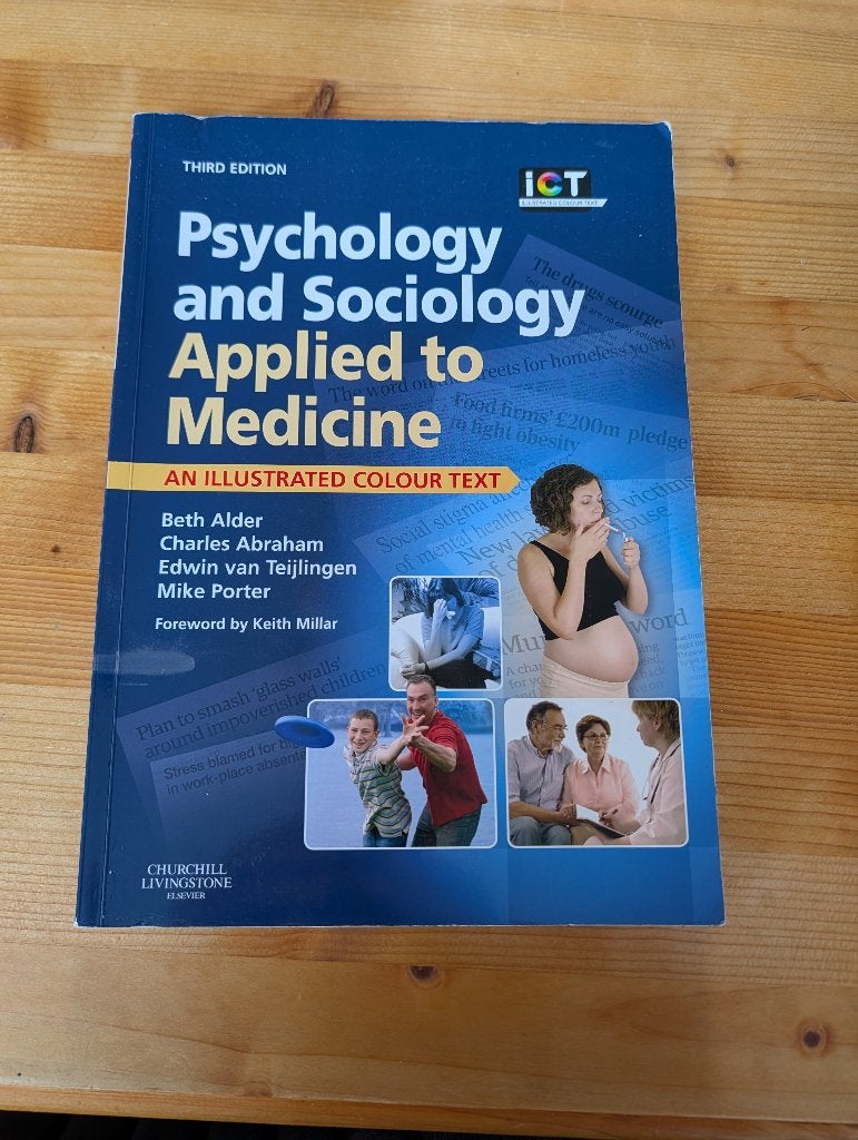 Psychology & Sociology Applied to Medicine, Boeken, Ophalen of Verzenden, Gamma, Gelezen, WO