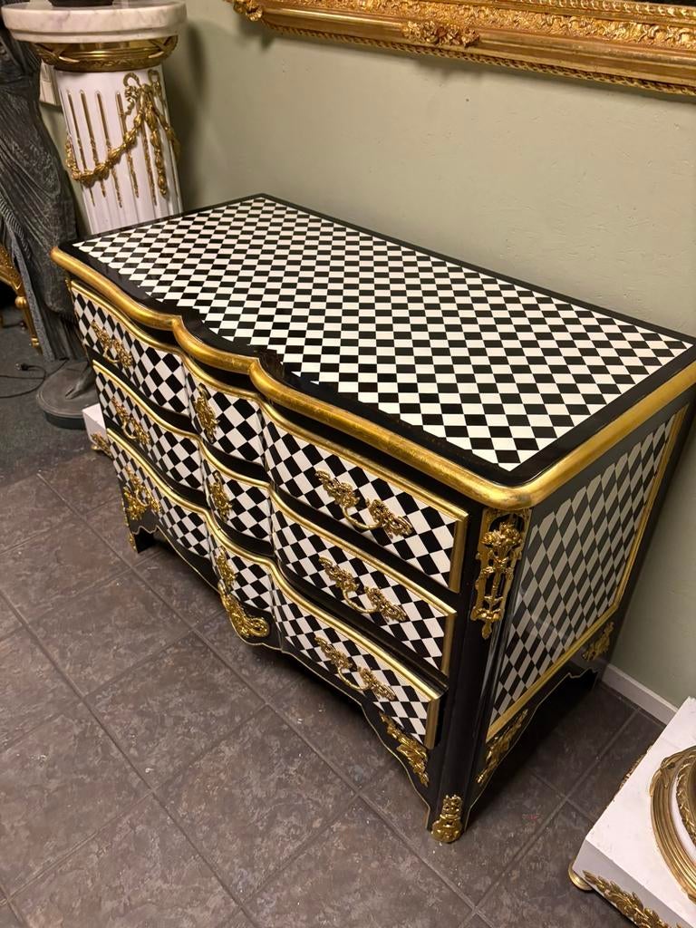 Ruit barok kast, Huis en Inrichting, Ophalen of Verzenden, Zo goed als nieuw, 75 cm of meer