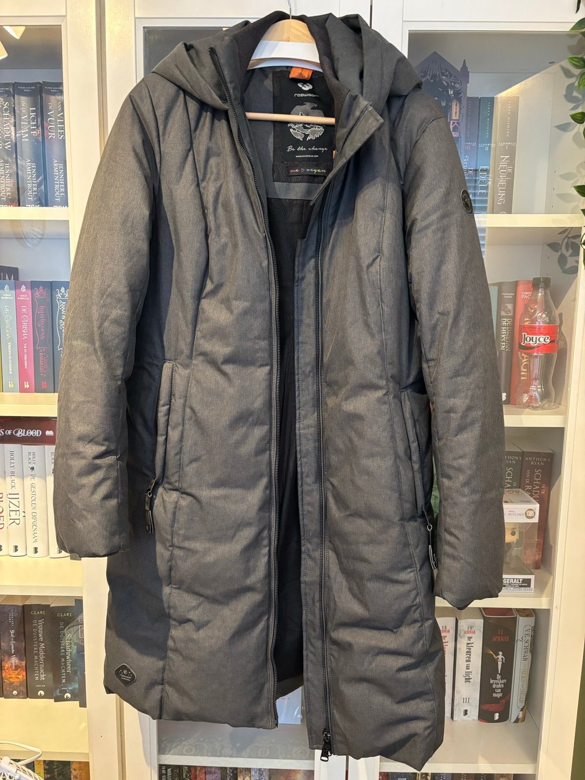 Ragwear winterjas XL - grijs (42/44), Ophalen of Verzenden, Zo goed als nieuw, Maat 42/44 (L), Grijs