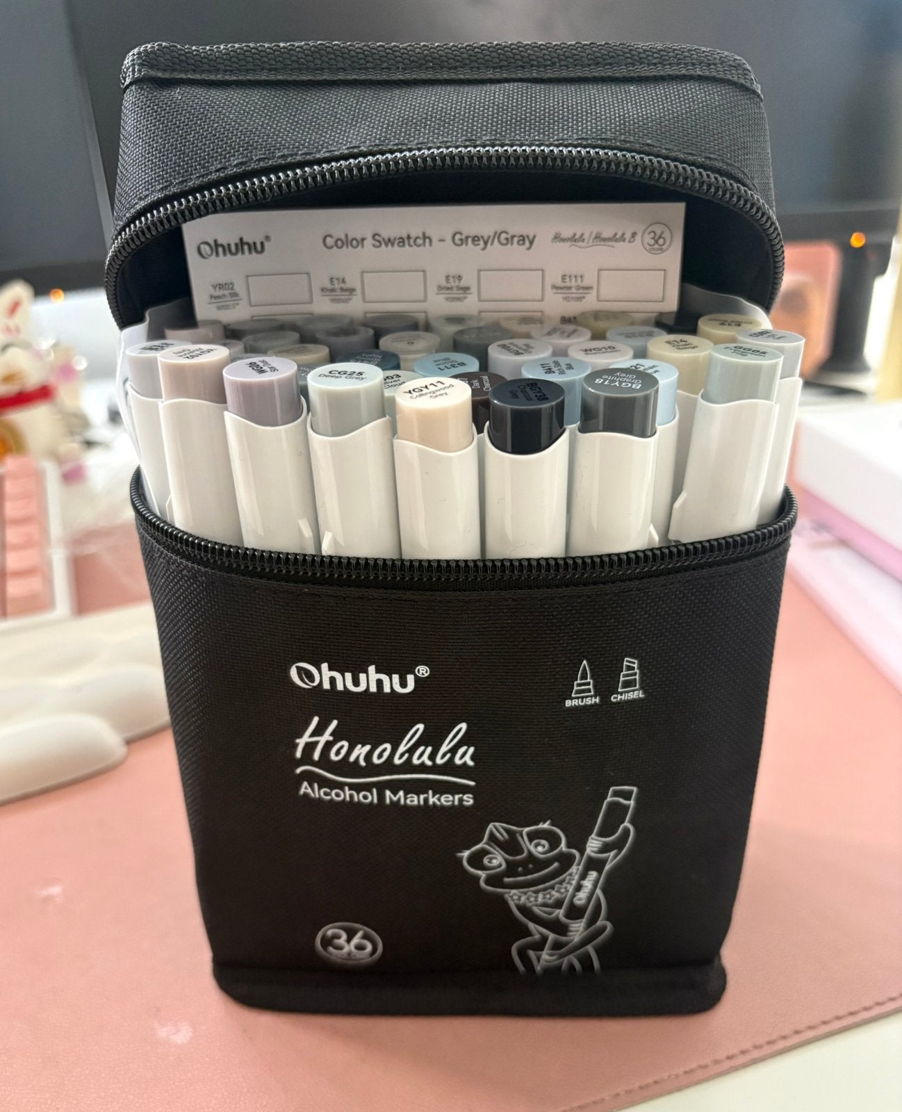 Ohuhu Honolulu 36 Gray Tone Alcohol Markers, Ophalen of Verzenden, Nieuw, Potlood of Stift