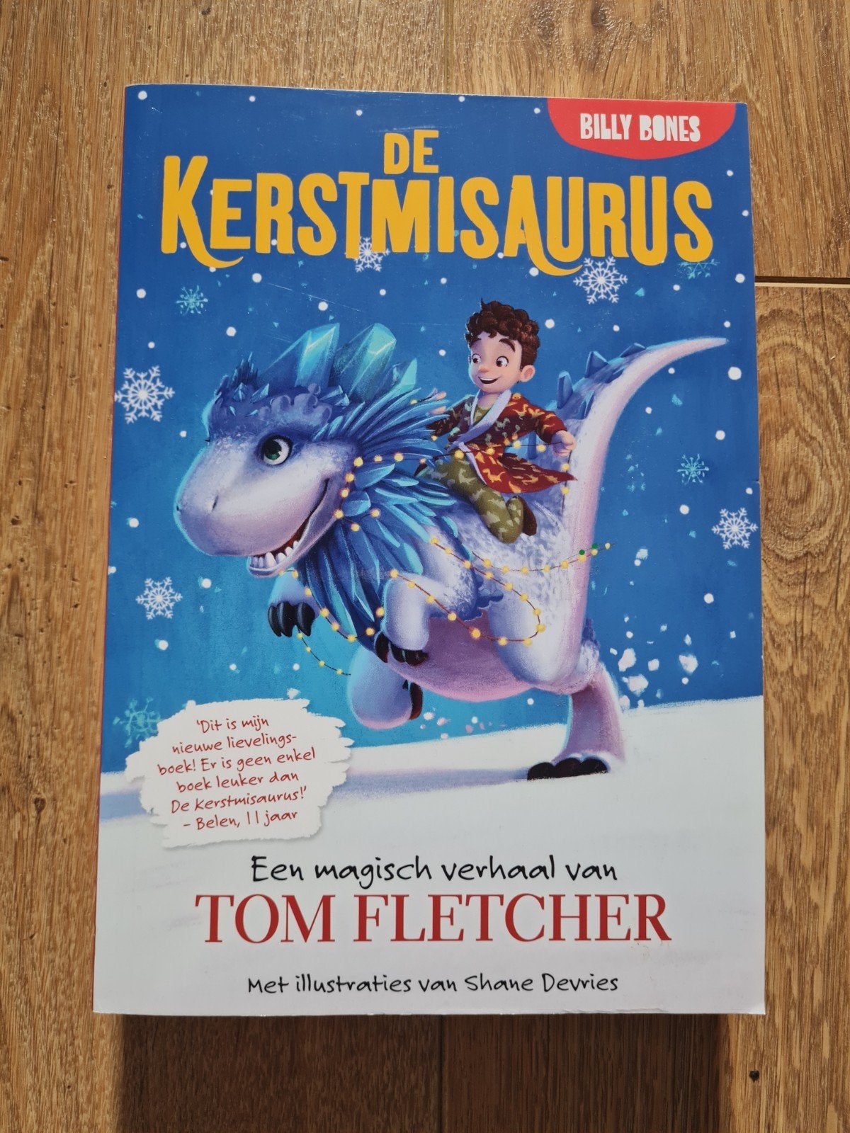 Tom Fletcher - de Kerstmisaurus, Fictie algemeen, Ophalen of Verzenden, Zo goed als nieuw, Tom Fletcher