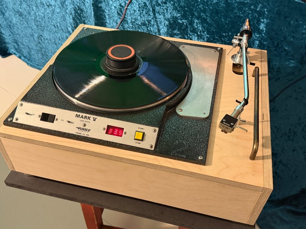 Russco Mark V - rare turntable, Audio, Tv en Foto, Platenspelers, Ophalen, Overige merken