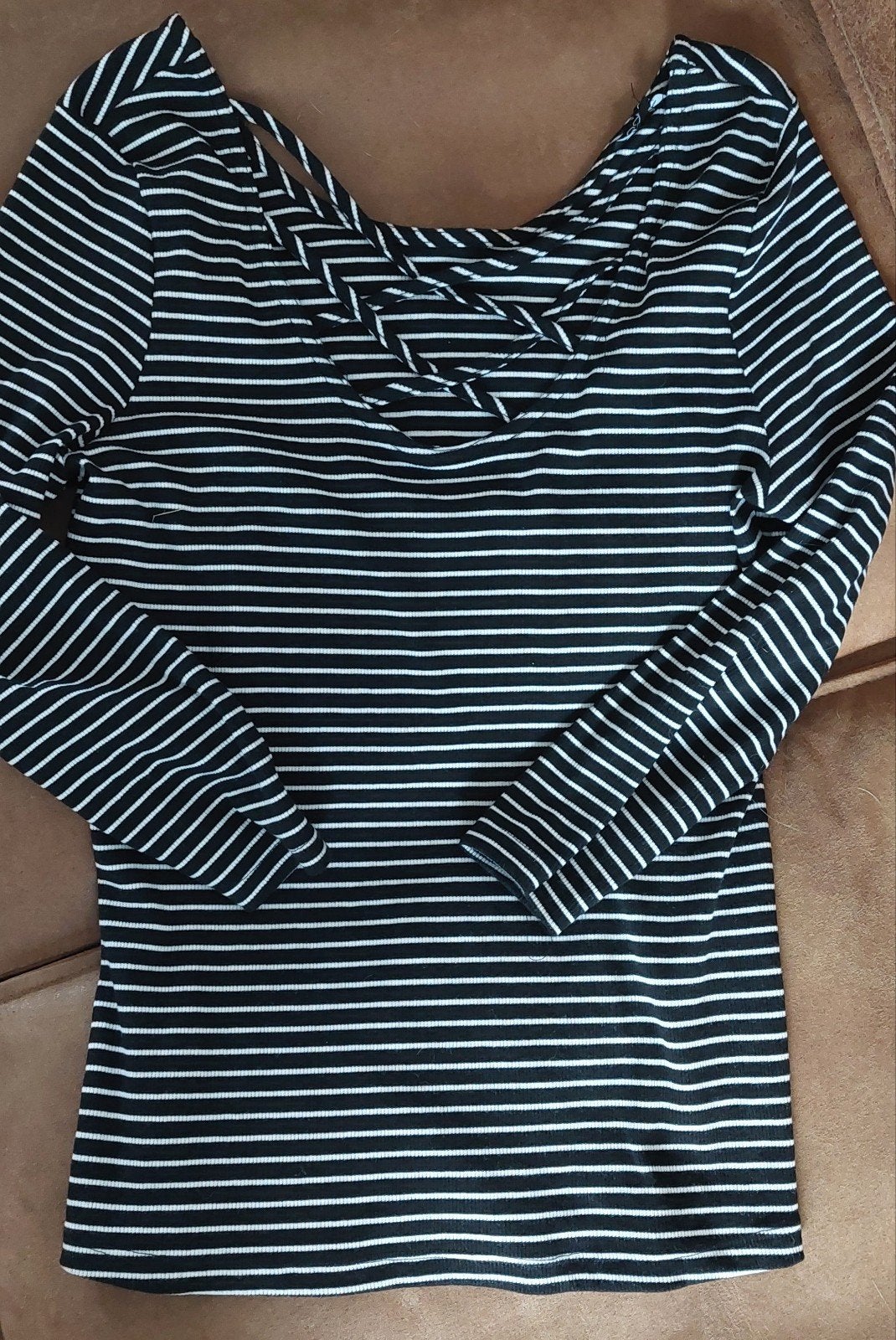 Coolcat zwart/witte longsleeve mt L stretch, Zwart, Maat 42/44 (L), Nieuw, Ophalen of Verzenden