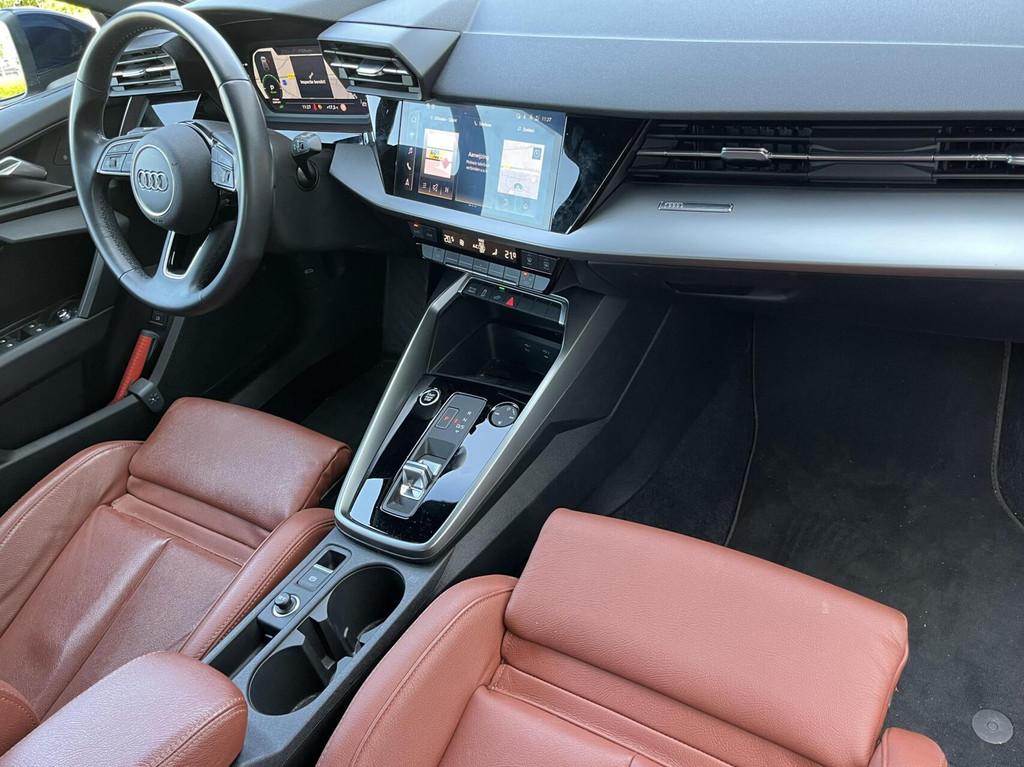 Audi A3 Sportback 40 TFSIe 204PK LEDER+SPORTSTOELEN+VIRTUAL, Gebruikt, Euro 6, 4 cilinders, 1535 kg