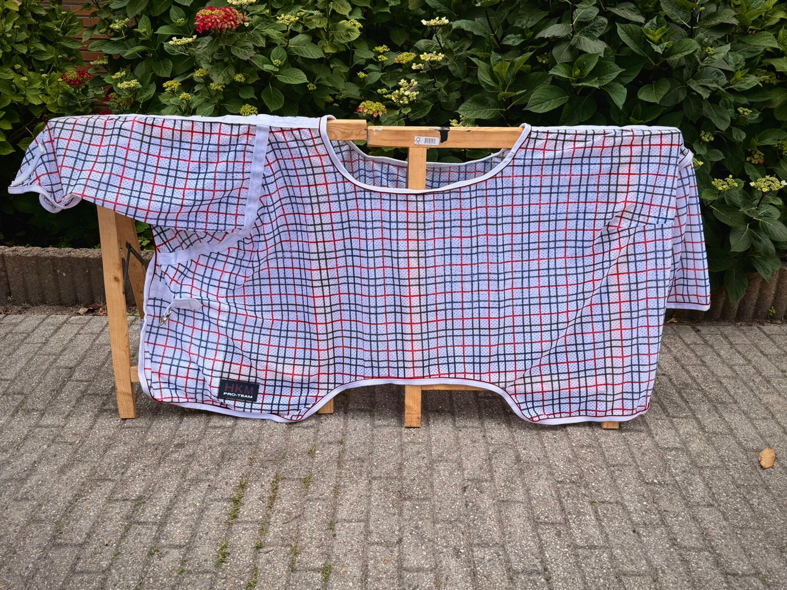 Vliegen uitrijdeken HKM 115/165 cm Nieuw, Dieren en Toebehoren, Paarden en Pony's | Dekens en Dekjes, Wit, Vliegendeken, Nieuw