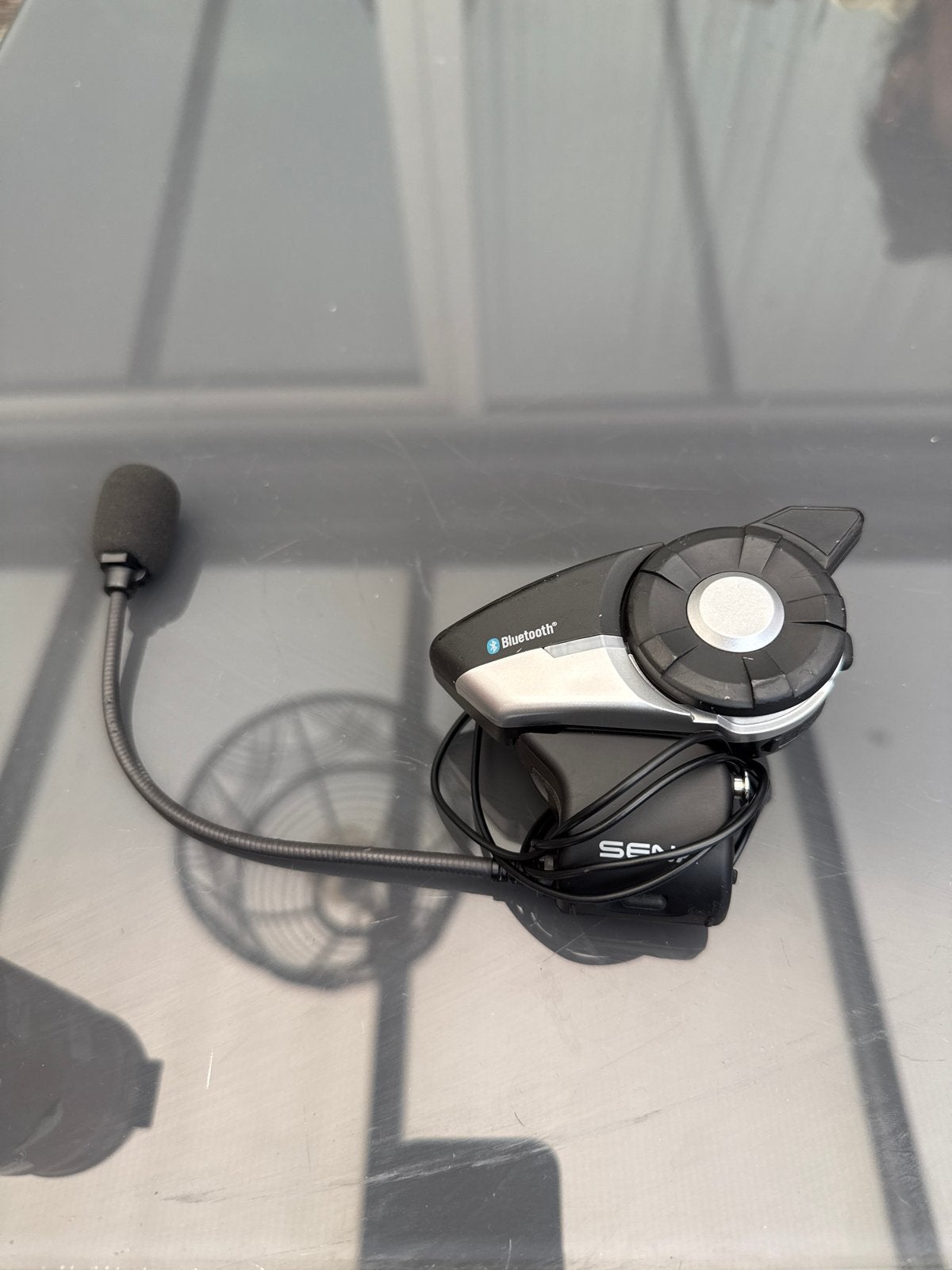 Sena Bluetooth Headset voor Motorhelm, Motoren, Ophalen of Verzenden, Zo goed als nieuw