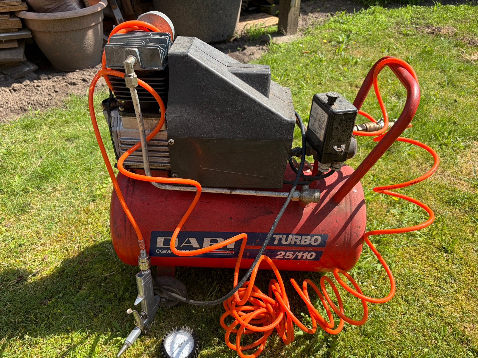 Compressor, Minder dan 25 liter, Ophalen, Gebruikt, Minder dan 200 liter/min