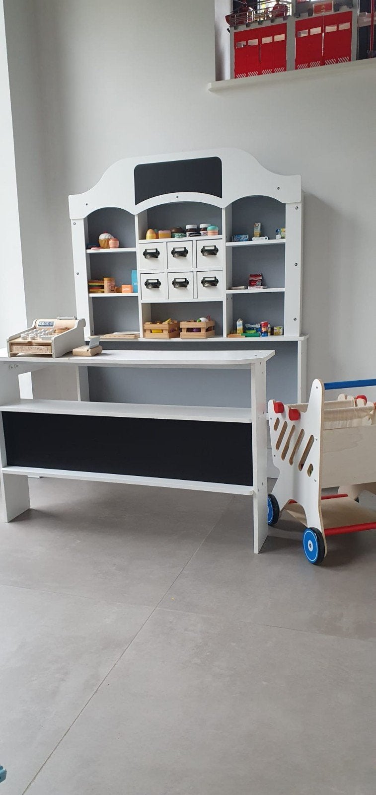Roba winkeltje Pepperpot met accessoires. Speelgoedwinkeltje, Ophalen, 100 tot 150 cm, 50 tot 100 cm, Zo goed als nieuw
