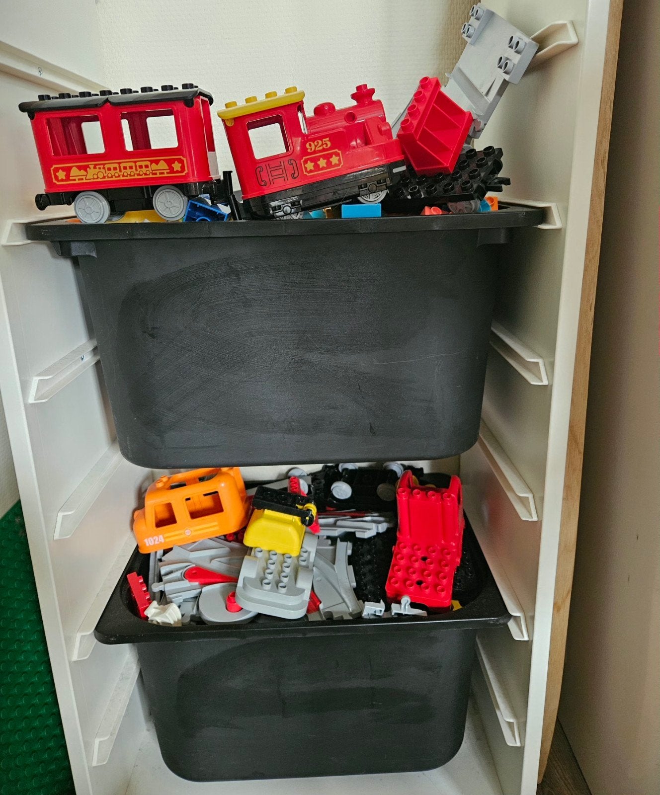 LEGO DUPLO Trein Sets: Goederentrein, Brug, Rails, Stoomtrei, Ophalen, Zo goed als nieuw, Overige merken