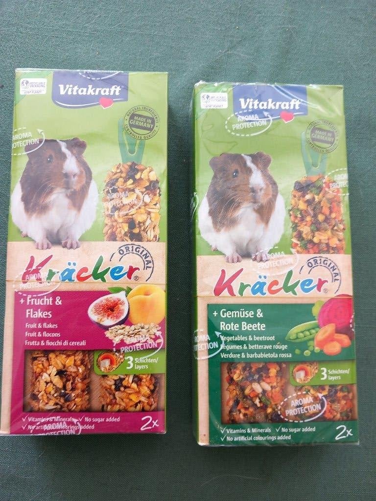 Vitakraft caviasnack, 2 pak., Ophalen of Verzenden, Nieuw, Overige typen