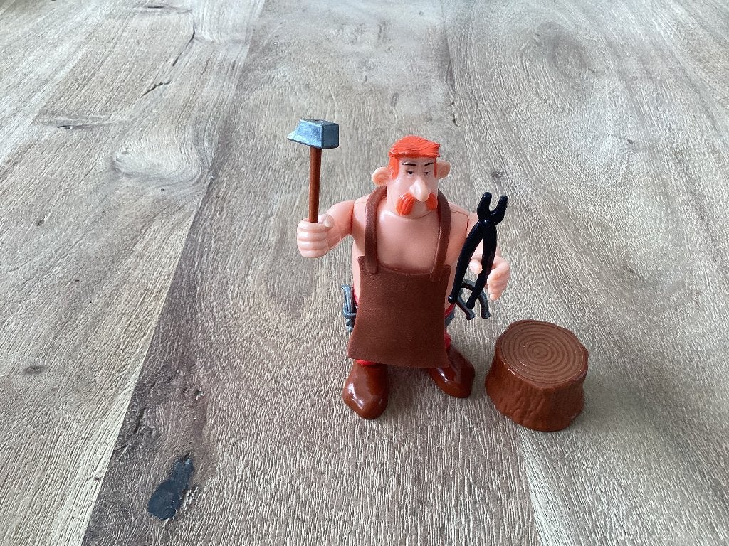Asterix en Obelix setje. Toycloud 1980., Ophalen of Verzenden, Asterix en Obelix, Zo goed als nieuw, Beeldje of Figuurtje