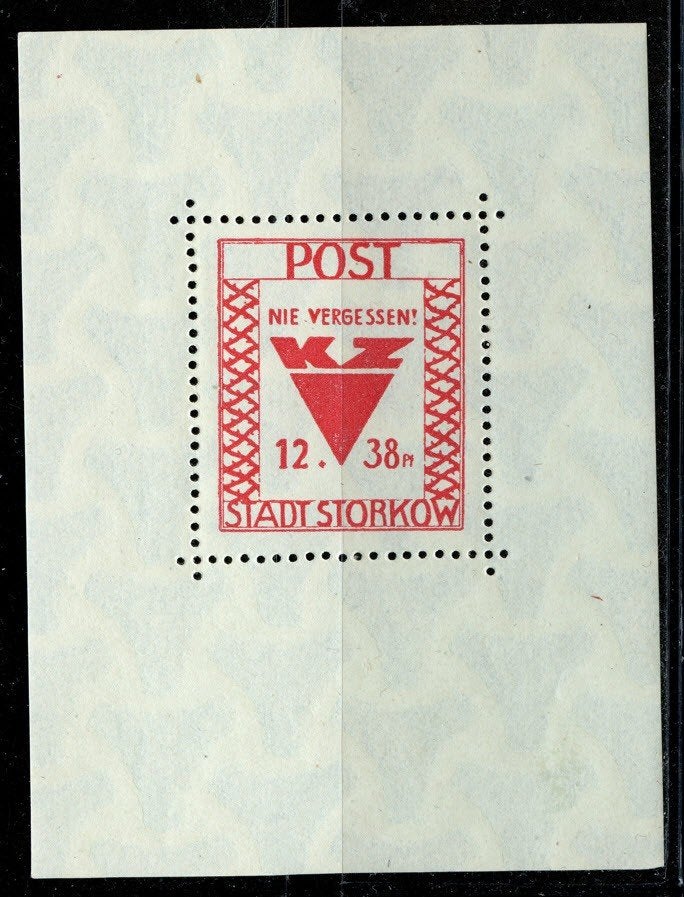 Lokal Storkow Block 2 postfris, Postzegels en Munten, Verzenden, Overige periodes, Postfris