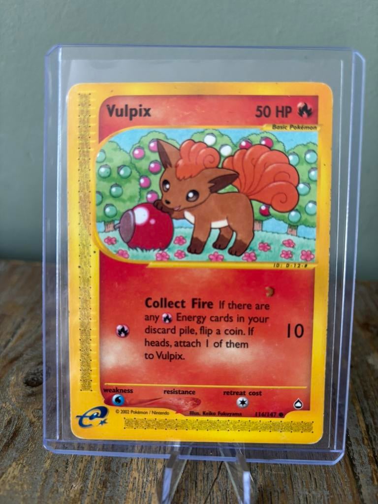 Vulpix 116/147 Aquapolis, Ophalen of Verzenden, Losse kaart