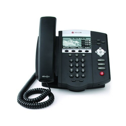 Polycom SoundPoint IP 450 IP450 VoIP telefoon voor 3 lijnen, Verzenden, Gebruikt