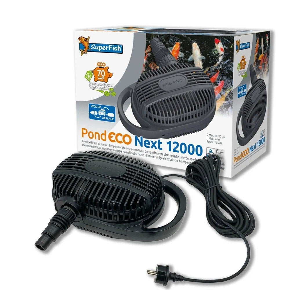 Vijverpomp Pond Eco Next 12000 maximaal 70 watt, Ophalen of Verzenden, Nieuw, Vijverpomp