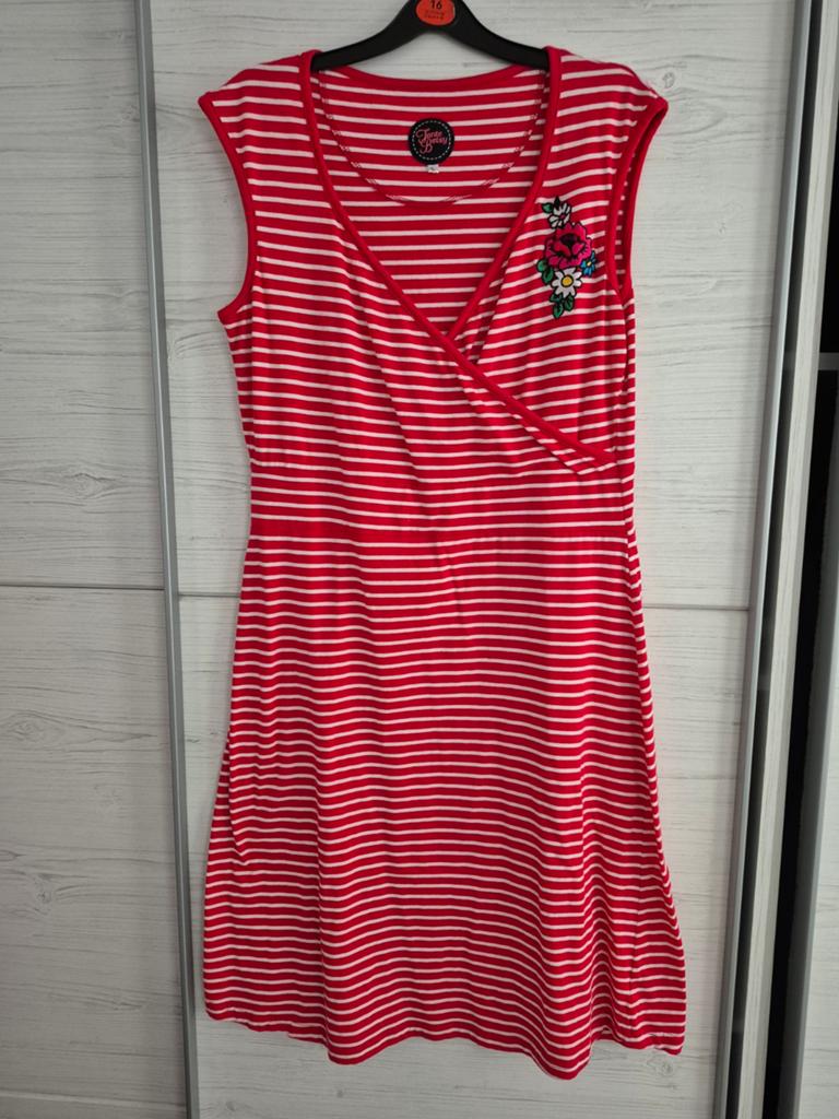 Tante Betsy maat L, Kleding | Dames, Jurken, Maat 38/40 (M), Blauw, Ophalen of Verzenden, Zo goed als nieuw