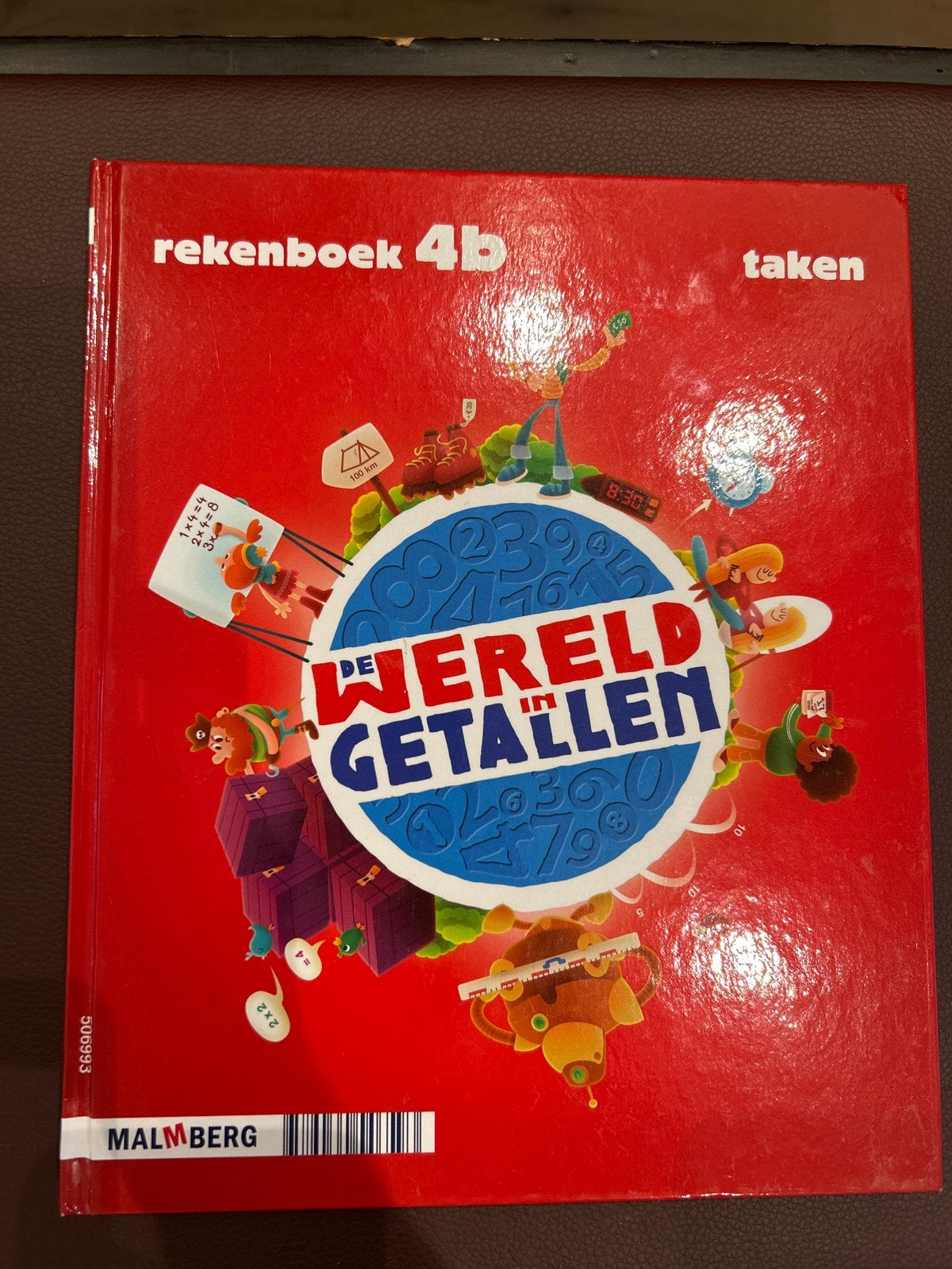 De Wereld in Getallen 4b Rekenboek Taken en Lessen, Ophalen of Verzenden, Zo goed als nieuw, Overige niveaus, Wiskunde A