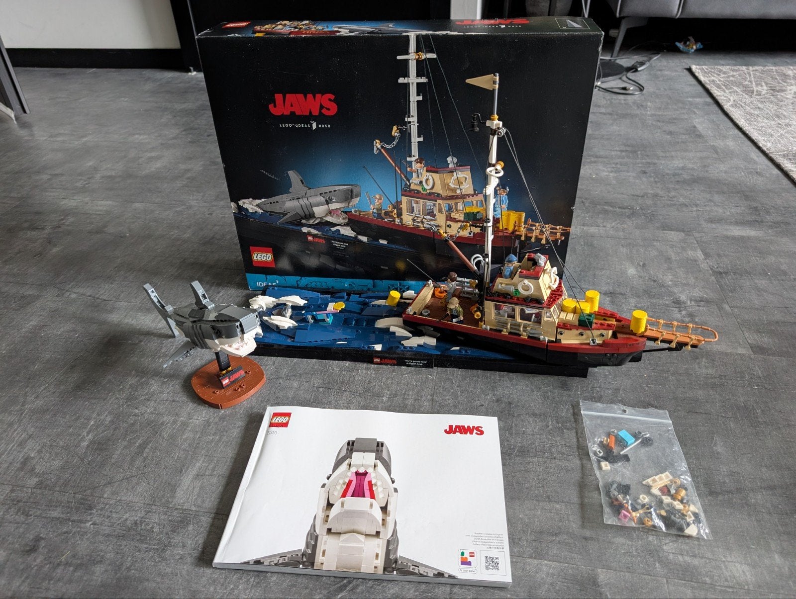 Lego Ideas Jaws 21350, Gebruikt, Lego, Ophalen of Verzenden, Ideas