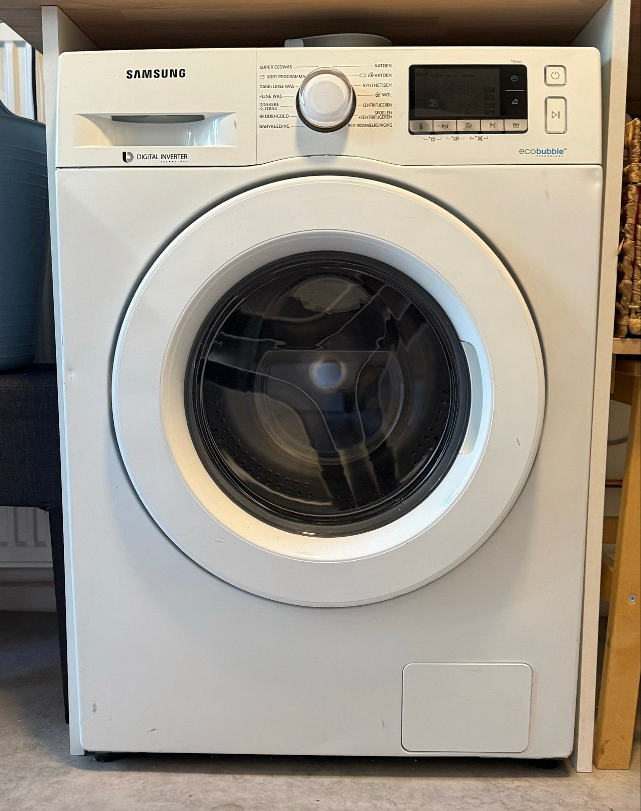 SAMSUNG Ecobubble wasmachine 7KG, Ophalen, Gebruikt, Voorlader, Kort programma