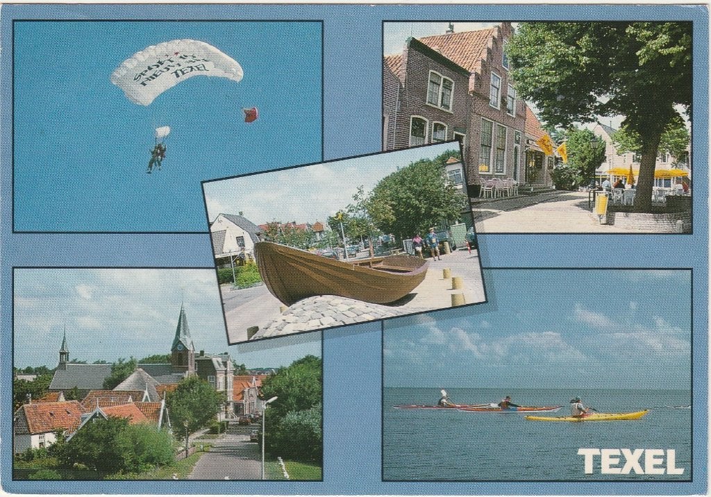 TEXEL Parachute Centrum Kano, Verzenden, 1980 tot heden, Gelopen, Waddeneilanden