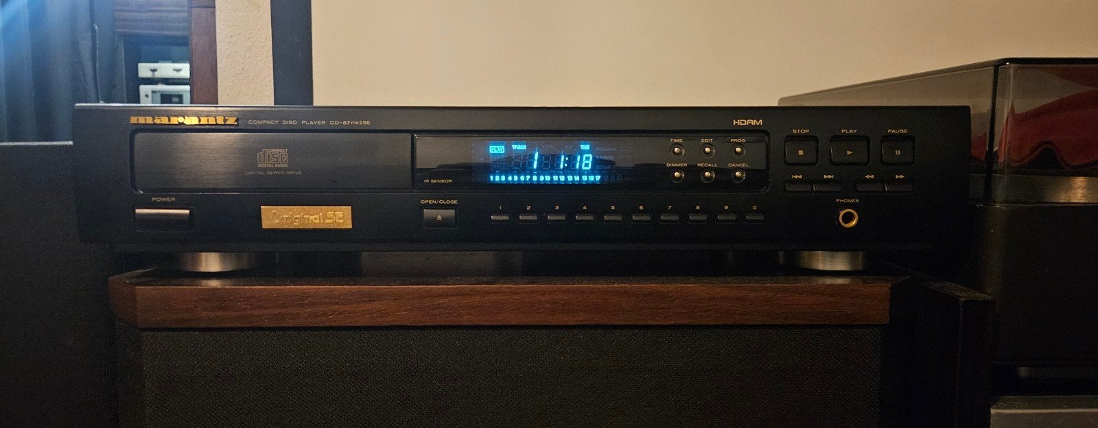 Marantz CD 67 mk2 SE CD-speler - High-End Audio, Audio, Tv en Foto, Cd-spelers, Ophalen of Verzenden, Zo goed als nieuw, Marantz