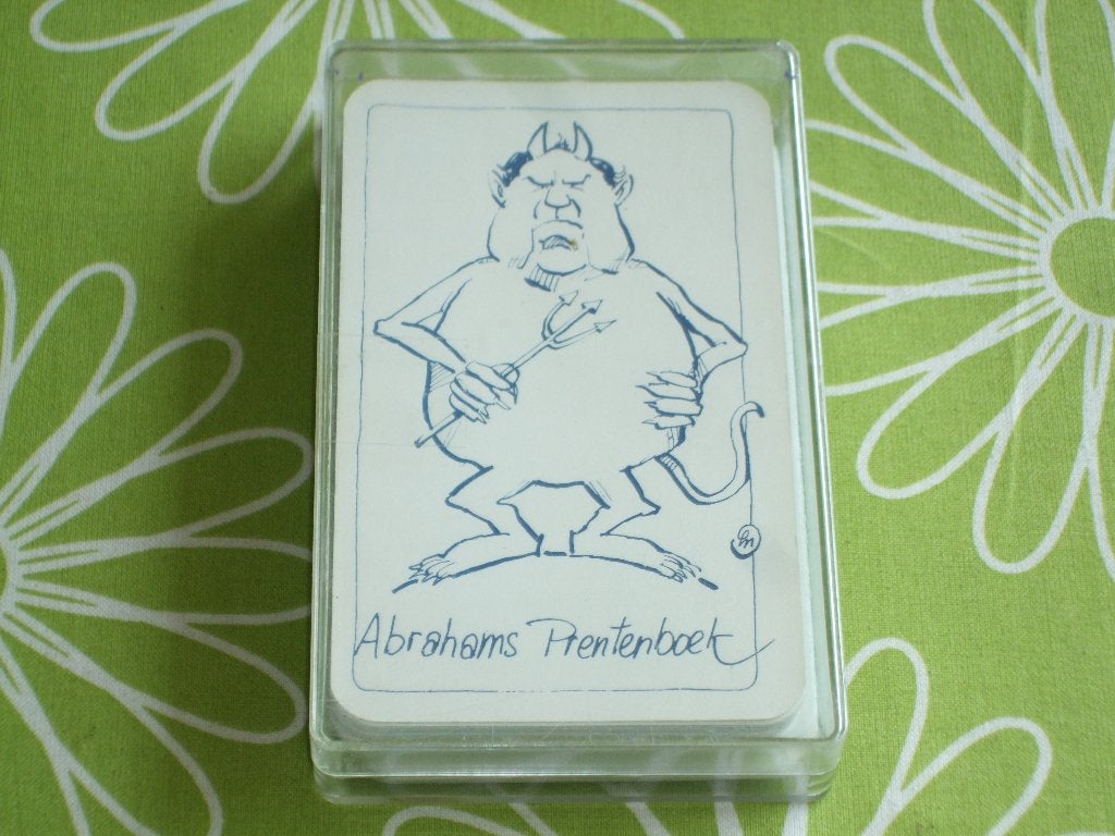 Vintage Abrahams Prentenboek kwartet, Verzamelen, Speelkaarten, Jokers en Kwartetten, Ophalen of Verzenden, Zo goed als nieuw