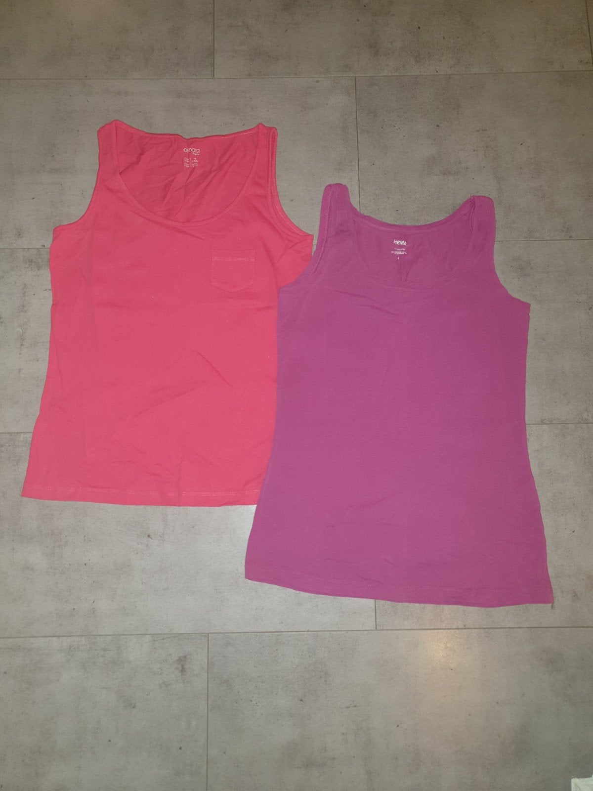 2 tops maat S, Kleding | Dames, Tops, Ophalen of Verzenden, Zo goed als nieuw, Roze, Maat 36 (S)
