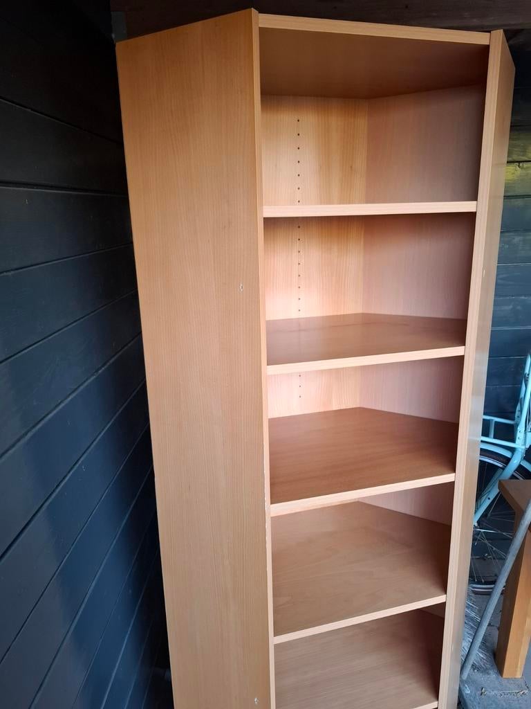 Hoek boekenkast, Huis en Inrichting, Ophalen, Gebruikt, 25 tot 50 cm, 200 cm of meer