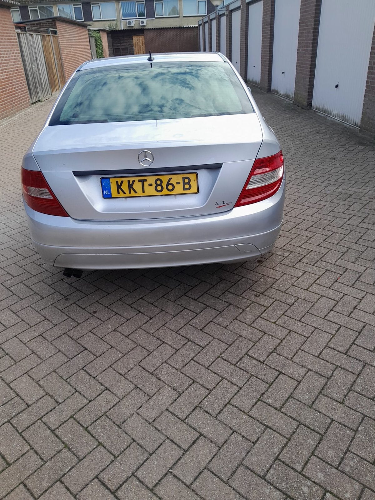 Mercedes-Benz C-Klasse 2.2 CDI C200 Sedan 2009 Grijs, Auto's, 4 cilinders, Bedrijf, 1405 kg, Sedan
