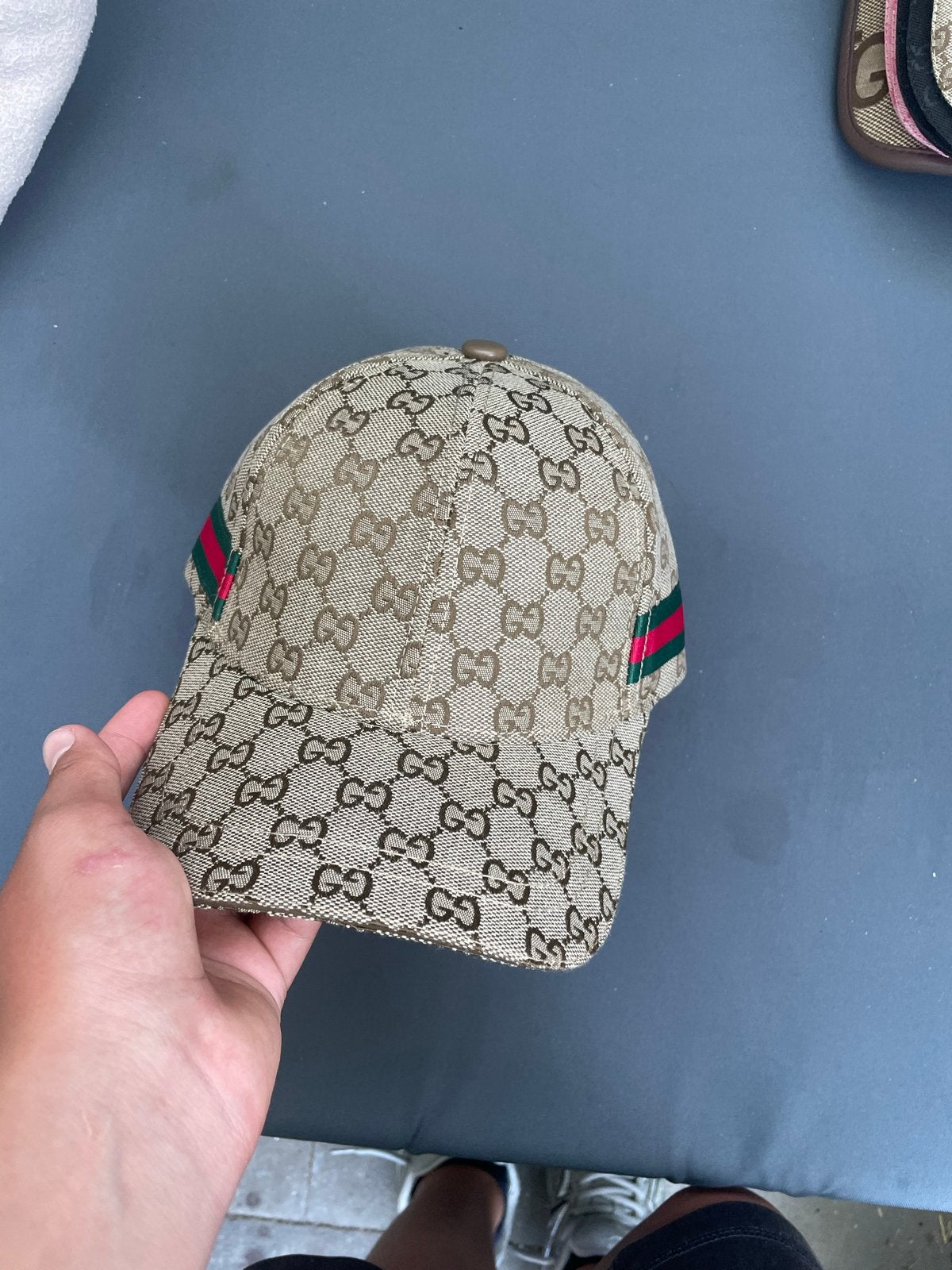 Bruine Gucci Pet - Nieuwstaat, Topkwaliteit, Kleding | Heren, Hoeden en Petten, Ophalen of Verzenden, Nieuw, One size fits all