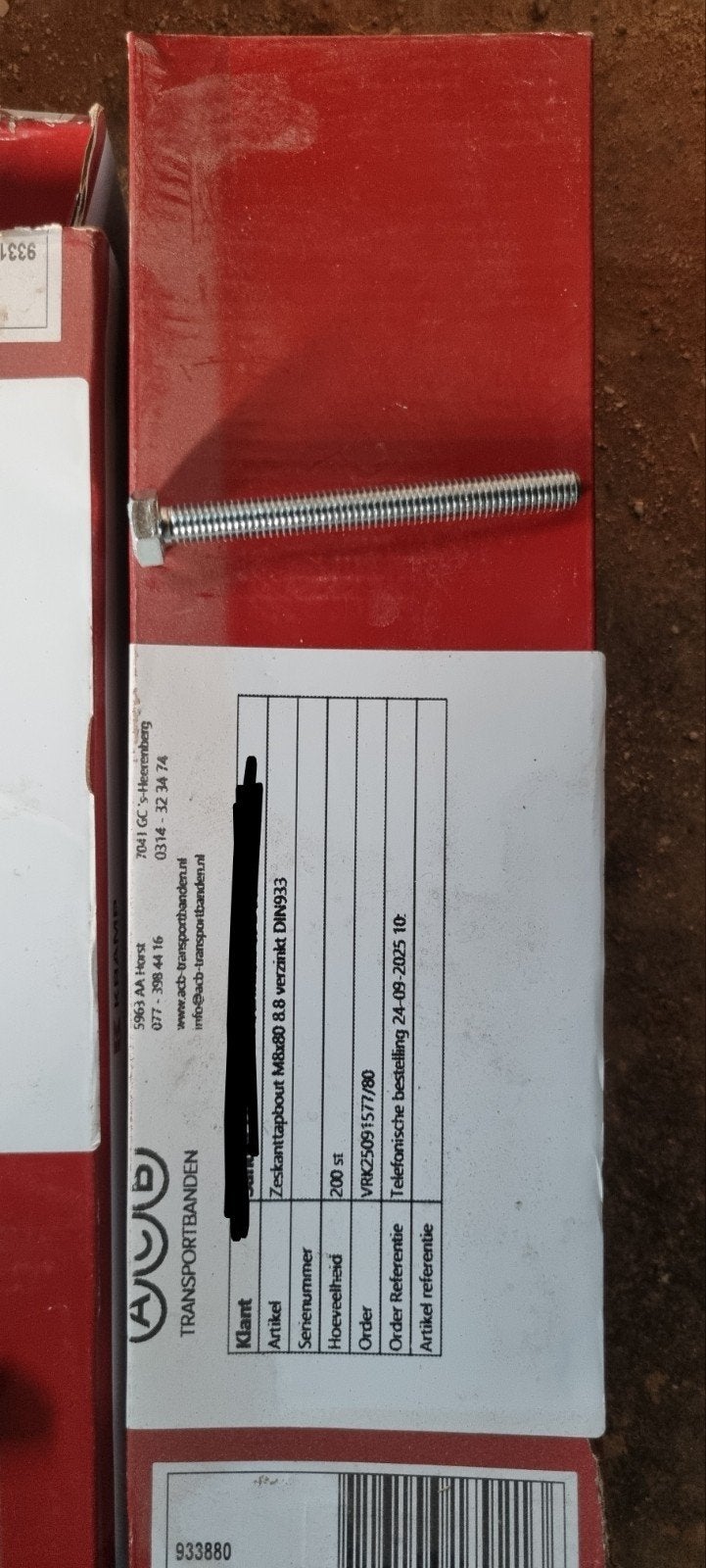 Bouten en moeren, Ophalen, Nieuw, 50 tot 100 mm, Bouten of Moeren