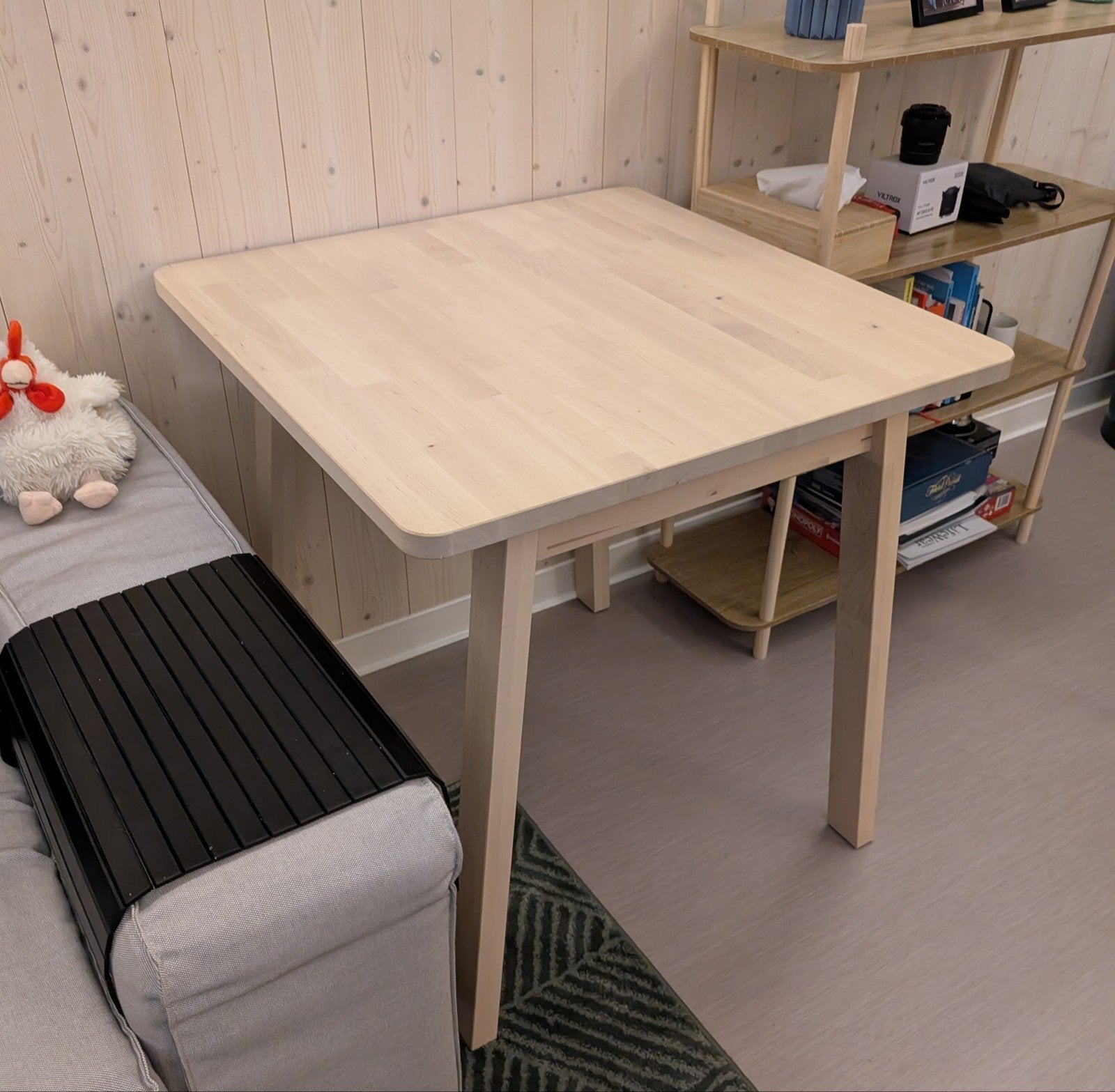 IKEA Norråker vierkante tafel, Huis en Inrichting, Tafels | Eettafels, Ophalen, Gebruikt, 50 tot 100 cm, Scandinavisch