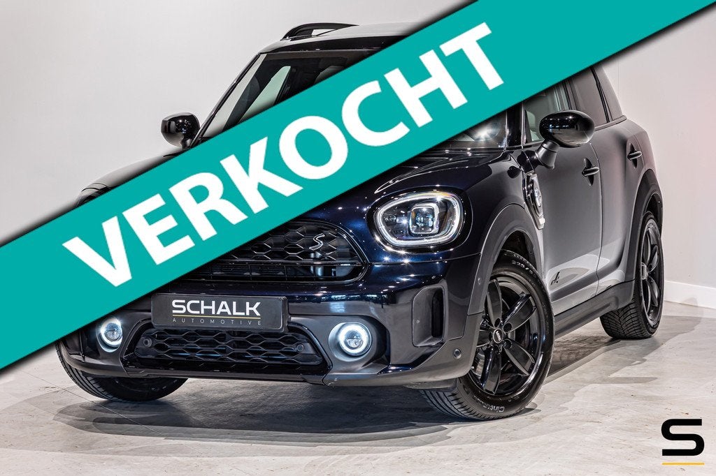 Mini Mini Countryman 1.5 Cooper S E ALL4 MINI Yours|FullOpti, Auto's, Mini, Automaat, Zwart, Countryman, Blauw