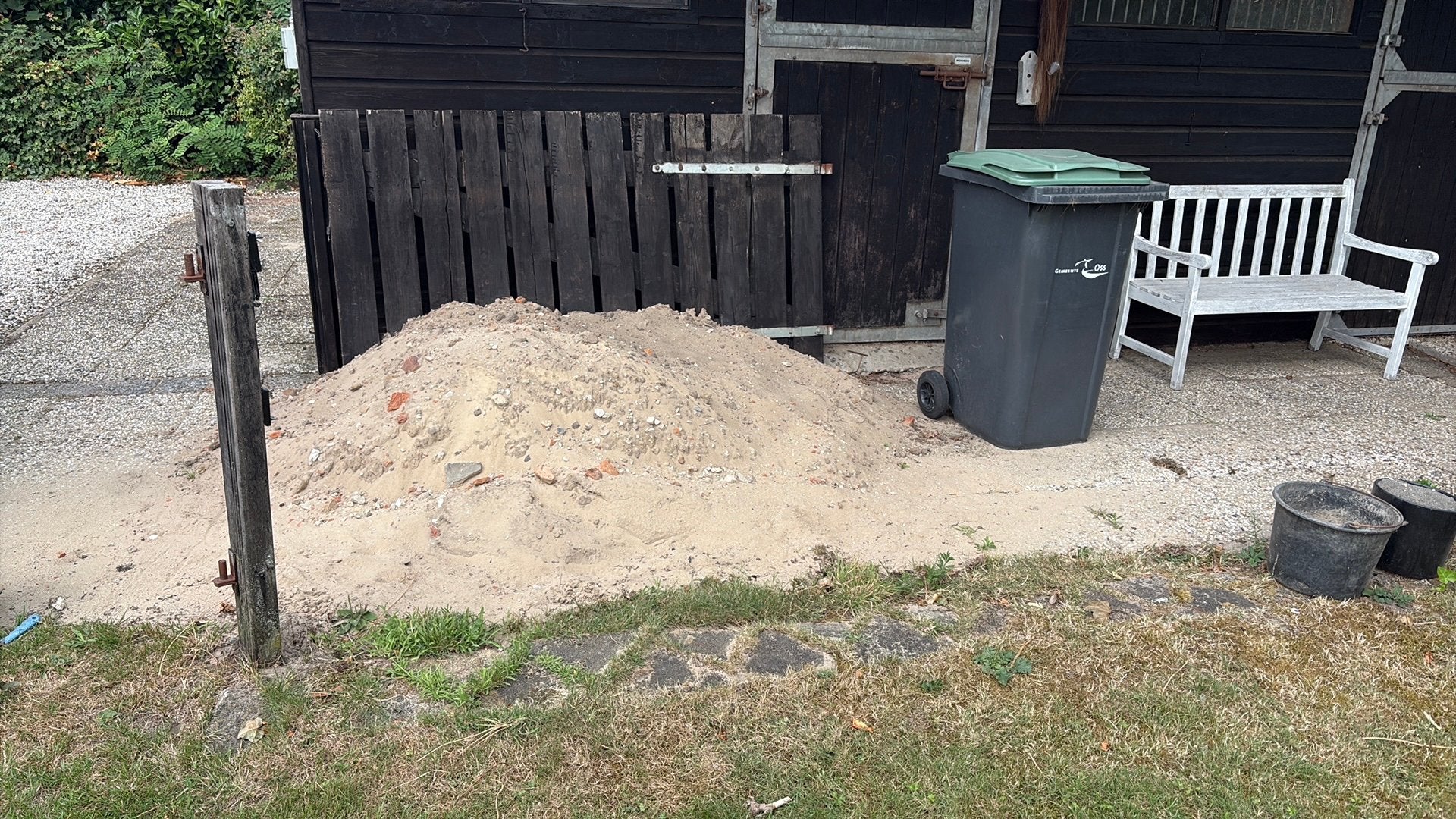 Wit zand  2 a 3 kuub, Tuin en Terras, Zand, Ophalen, Zo goed als nieuw, Ophoogzand