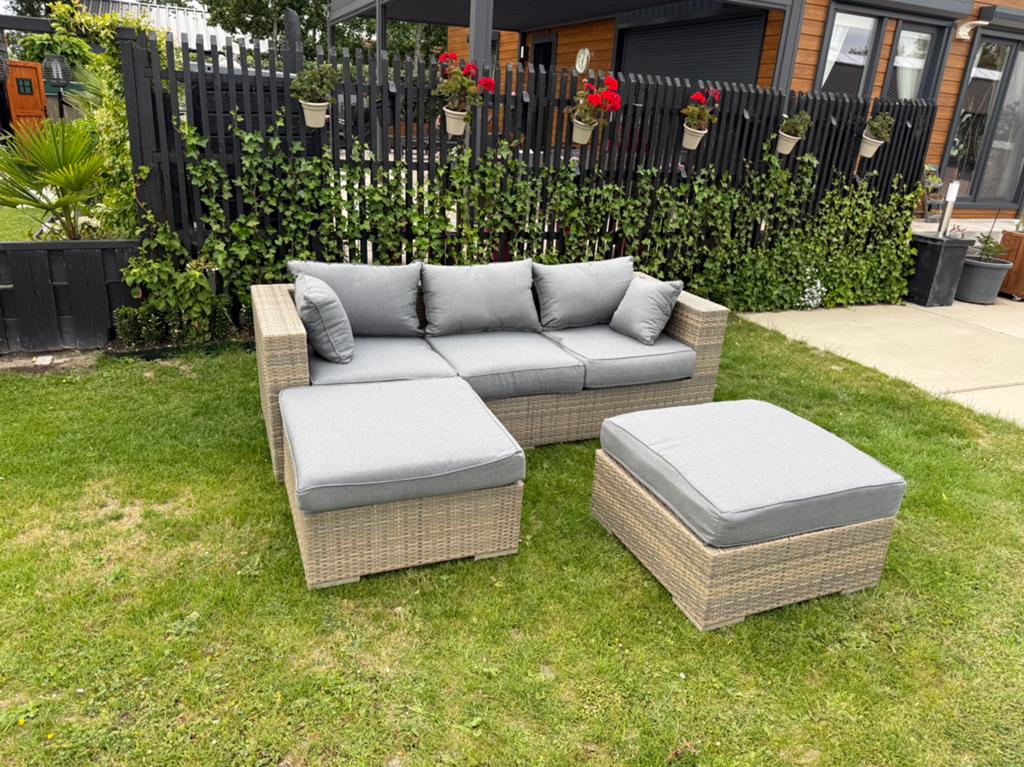 Loungeset tuinset hagelnieuw in doos en goedkoop!!!, Ophalen, Nieuw, Bank