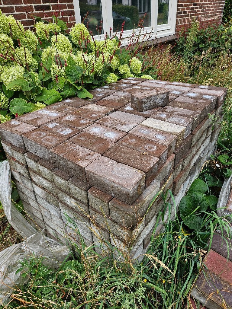 Gratis Betonklinkers Rood, Ophalen, Klinkers, Nieuw, 10 m² of meer