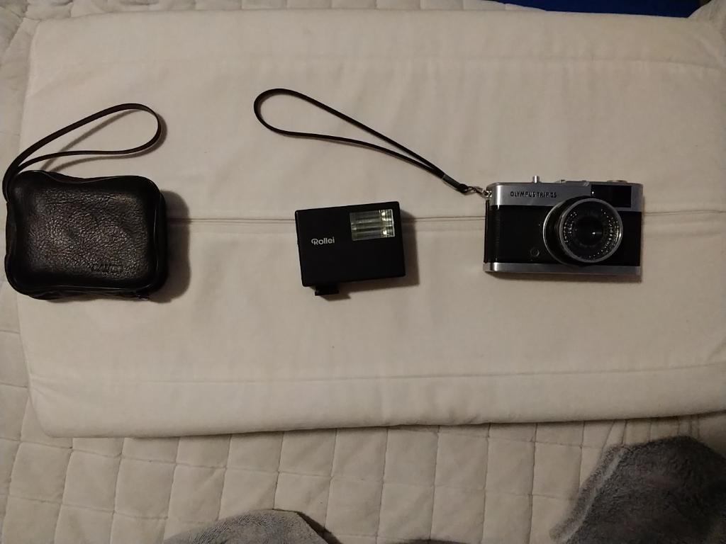 Olympus trip 35, Ophalen, Zo goed als nieuw