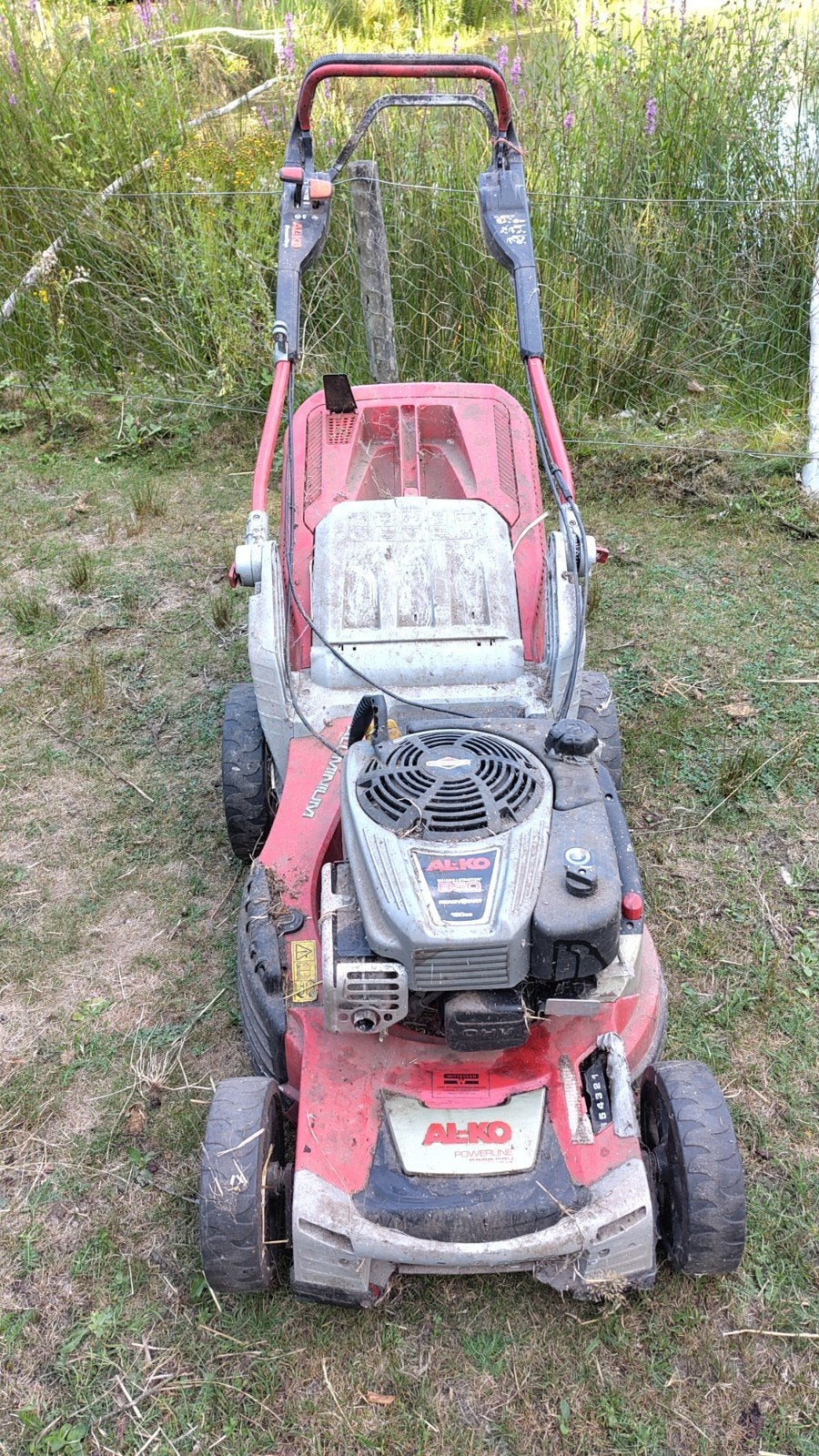AL-Ko benzine motor grasmaaier Powerline 5300 BRV, Ophalen, Gebruikt