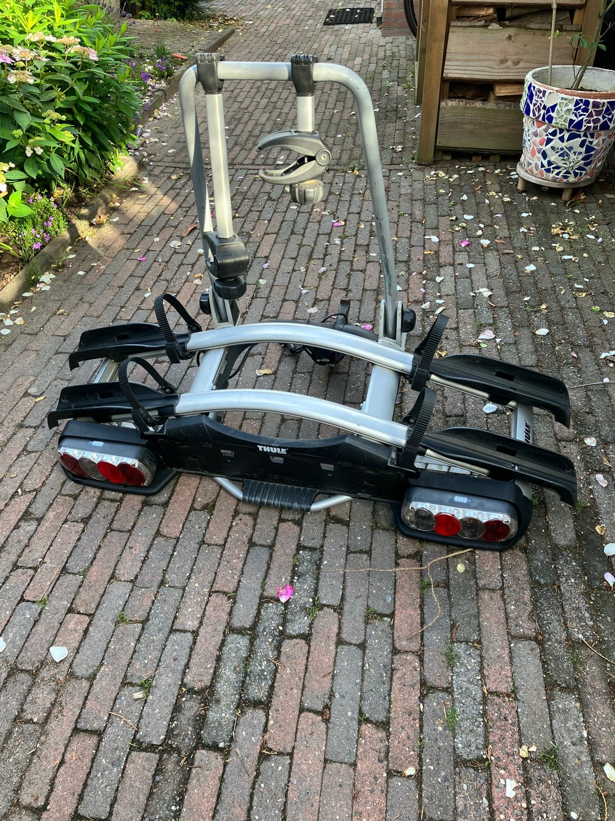 Thule Fietsendrager voor auto zonder Trekhaak / Prius, Ophalen, 2 fietsen, Gebruikt, Trekhaakdrager
