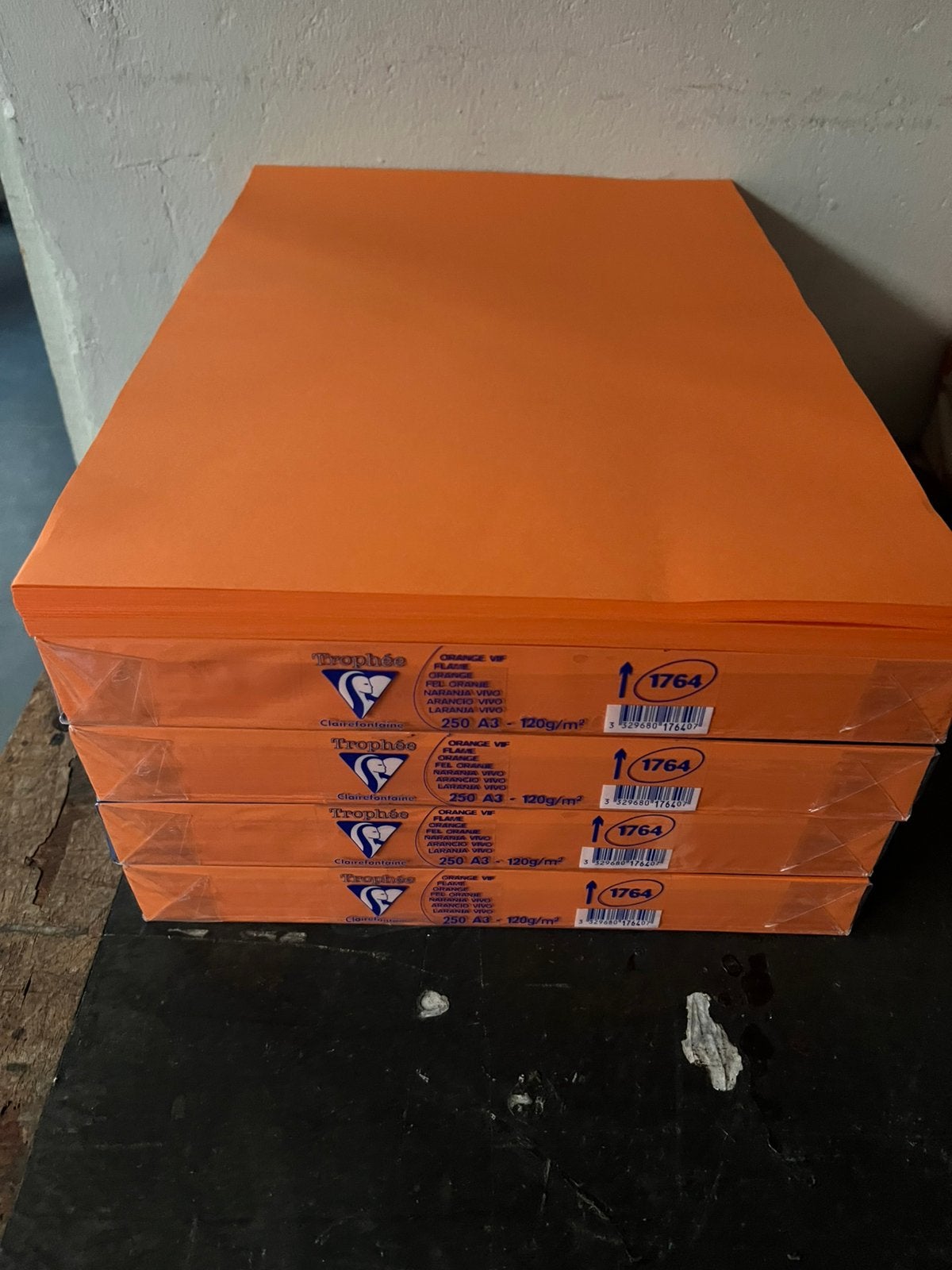 1.100 Vel ORANJE 120 grans A-3 Printer Papier 42 x 29,7 cm, Ophalen, Nieuw